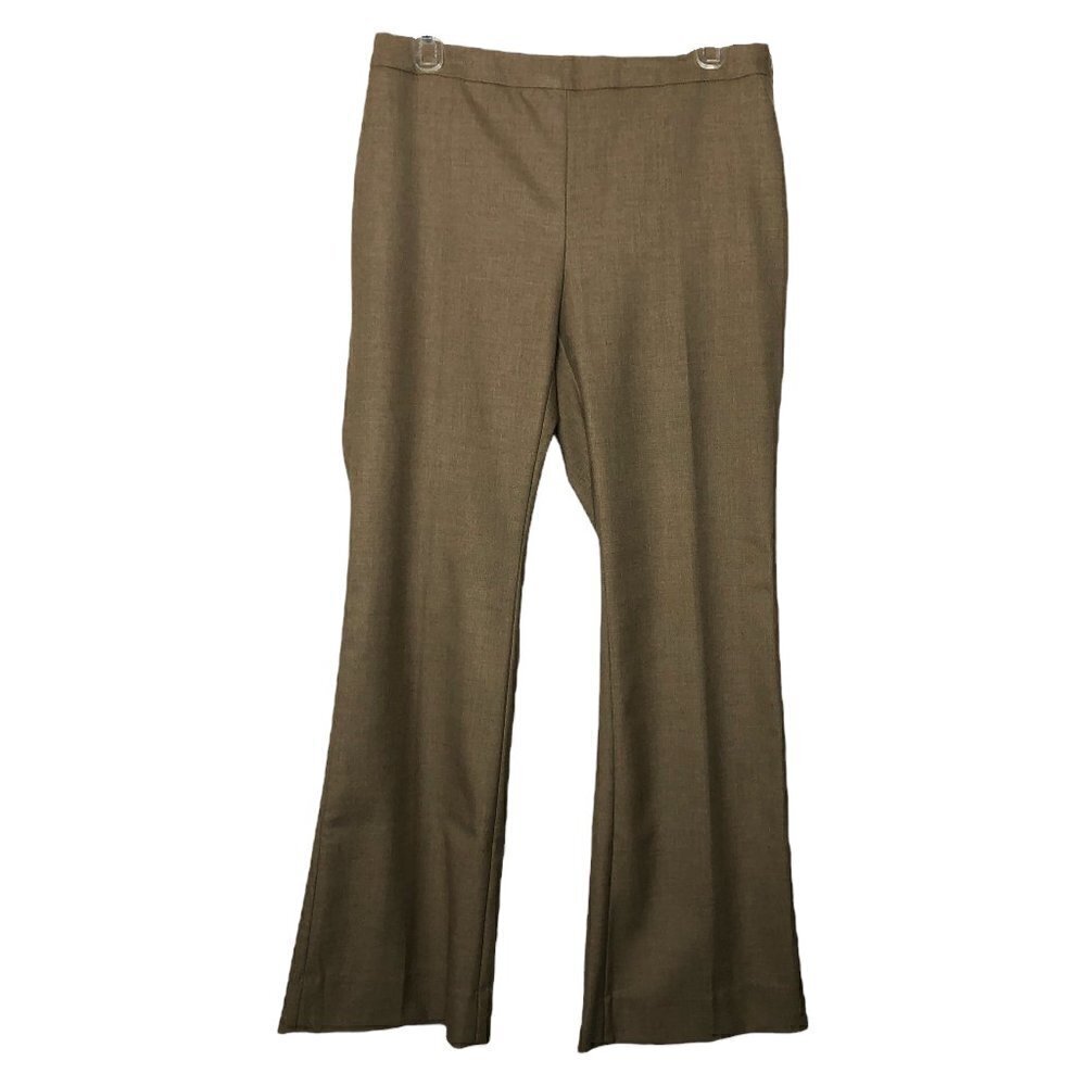 Coldwater CREEK - Tan Natural Fit Trouser Dress Pants with Side Zipper - Size 6